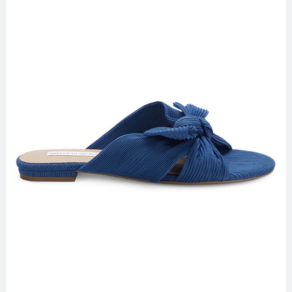 Saks Fifth Avenue Twist-knot slide Flat Sandals